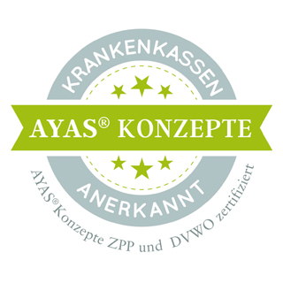 AYAS-Konzepte Krankenkassen anerkannt ZPP und DVWO zertifiziert